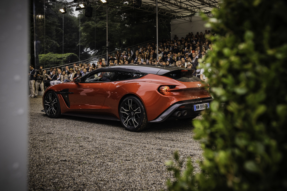 2019 Aston Martin Vanquish Zagato Shooting Brake offered at RM Sotheby’s Villa Erba live auction 2019